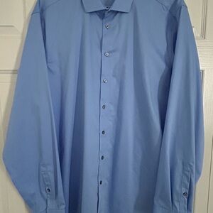 Calvin Klein Light Blue Casual Button Down Shirt